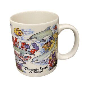 Clearwater‎ Florida Sea Creatures Mug Travel Souvenir